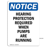 Hearing Protection Required When Pumps Are Running