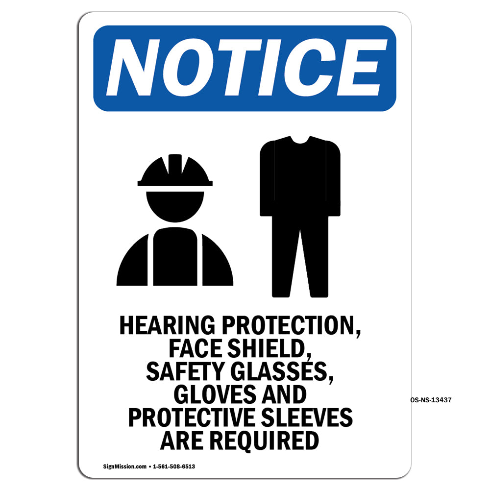 Hearing Protection, Face Shield,