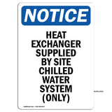 Heat Exchanger Supplied By Site Chilled