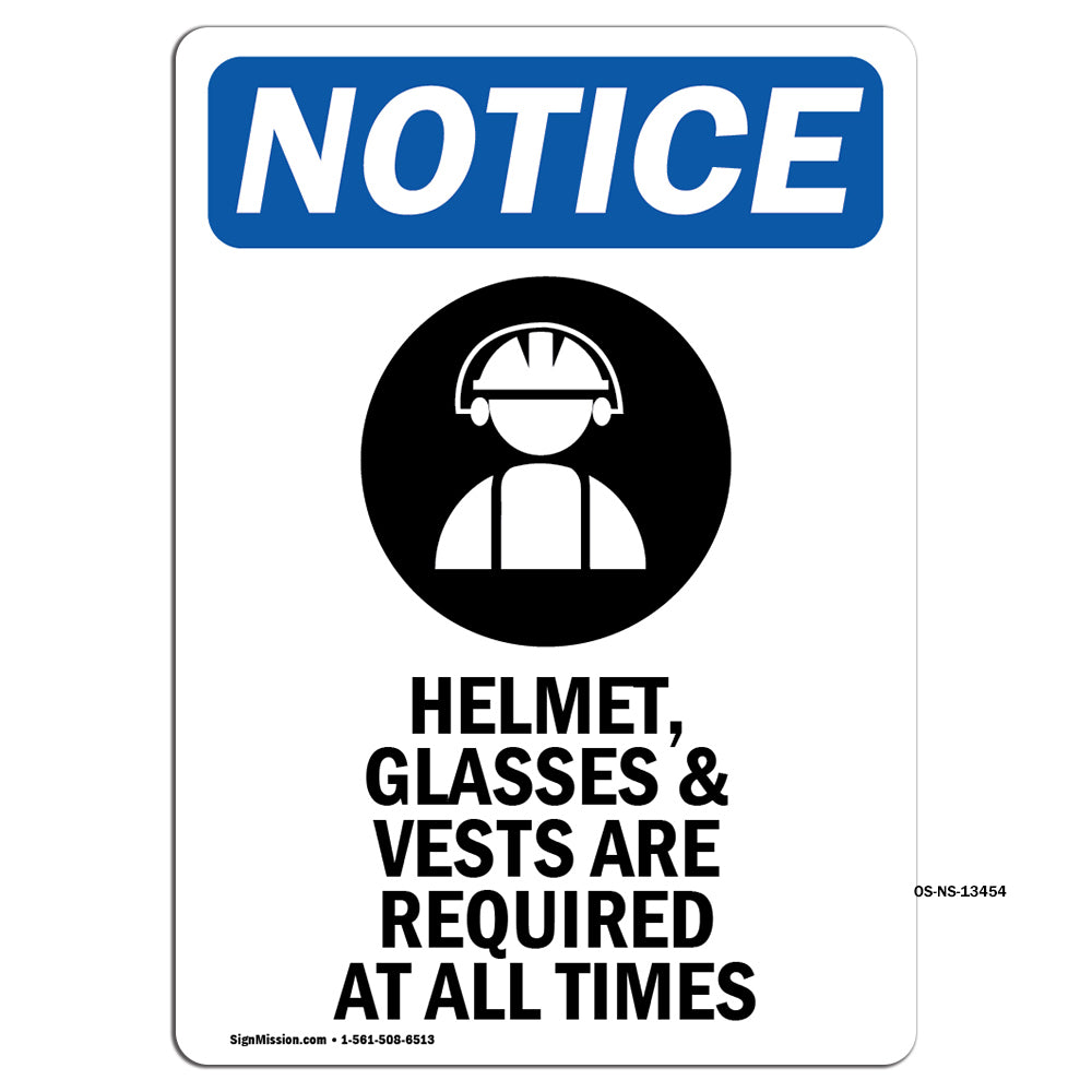 Helmet, Glasses &