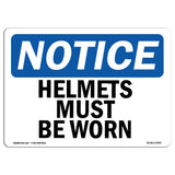 Helmets Must Be Worn