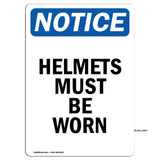 Helmets Must Be Worn