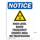 High Level Radio Frequency Energy