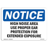 High Noise Area Use Proper Ear Protection