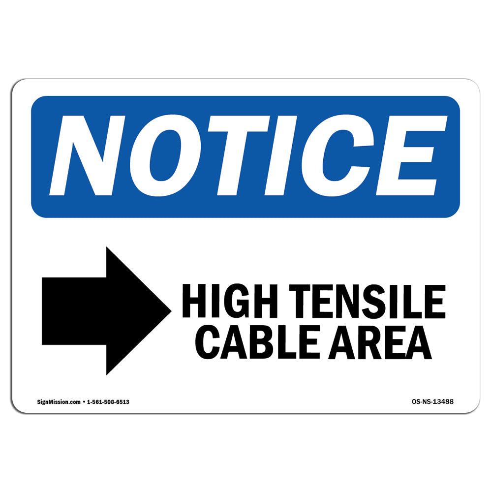 High Tensile Cable Area [Down Arrow]