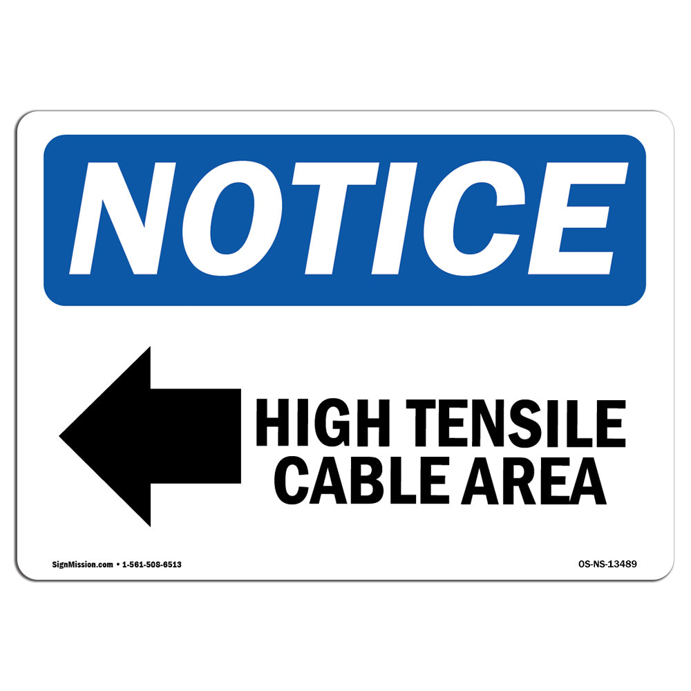 High Tensile Cable Area [Left Arrow]