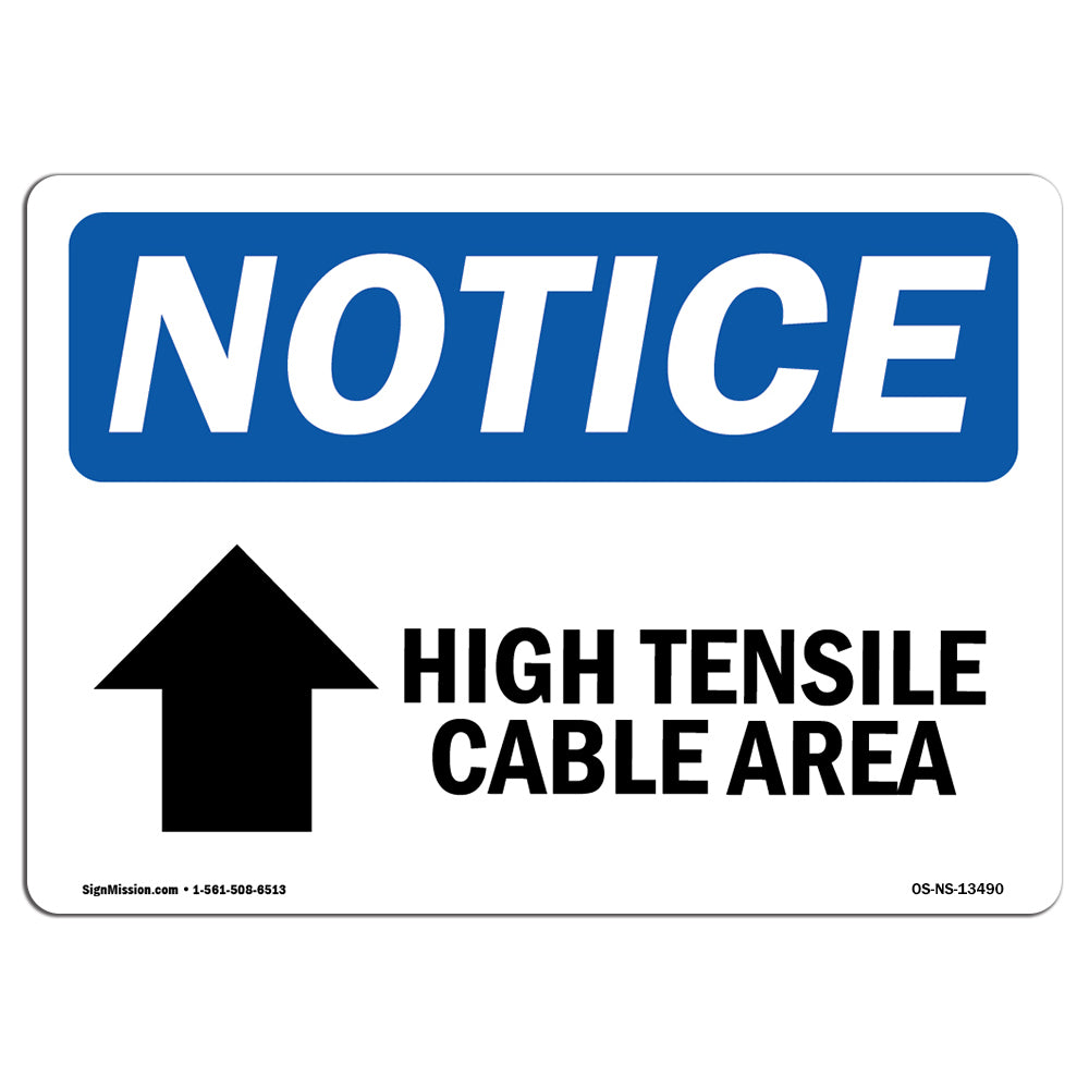 High Tensile Cable Area [Up Arrow]