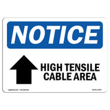 High Tensile Cable Area [Up Arrow]