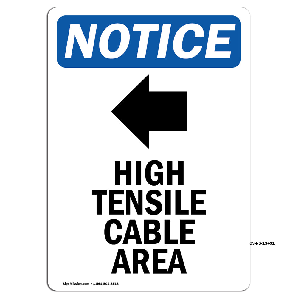 High Tensile Cable Area [Left Arrow]