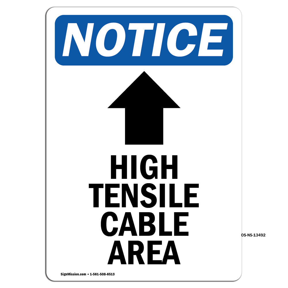 High Tensile Cable Area [Up Arrow]