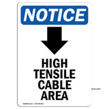 High Tensile Cable Area [Down Arrow]