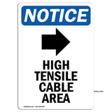 High Tensile Cable Area [Down Arrow]
