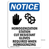 Homogenization Station Cut Resistant