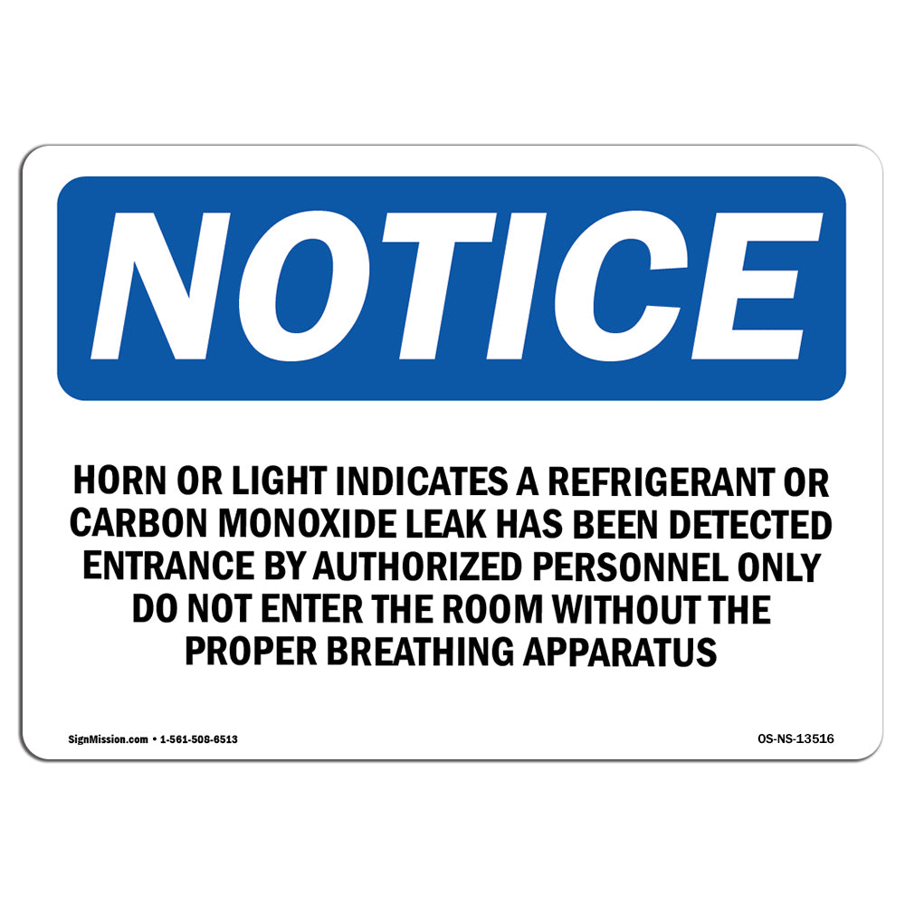 Horn Or Light Indicates A Refrigerant Or Sign