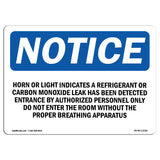 Horn Or Light Indicates A Refrigerant Or Sign