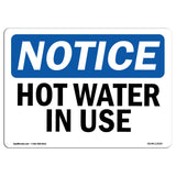 Hot Water In Use