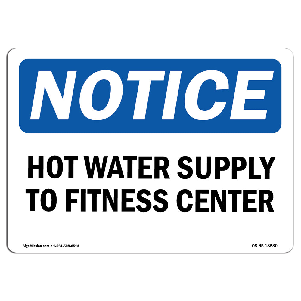 Hot Water Supply To Fitness Center