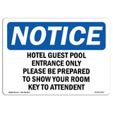 Hotel Guest Pool Entrance Only Please Be