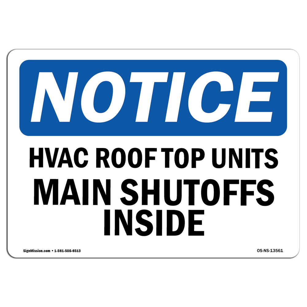Hvac Roof Top Units Main Shutoffs Inside