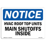 Hvac Roof Top Units Main Shutoffs Inside