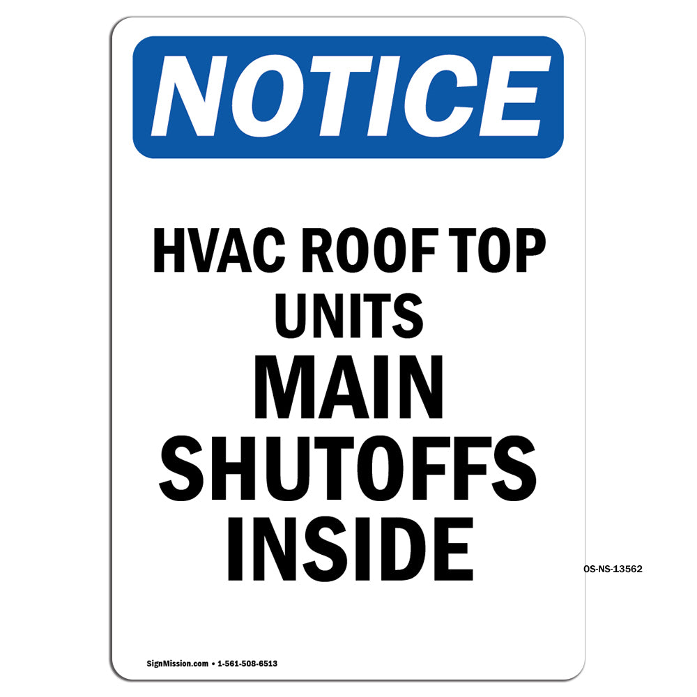 Hvac Roof Top Units Main Shutoffs Inside