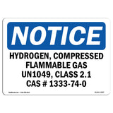Hydrogen, Compressed, Flammable Gas Un1049,