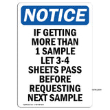 If Getting More Than 1 Sample Let 3-4 Sheets
