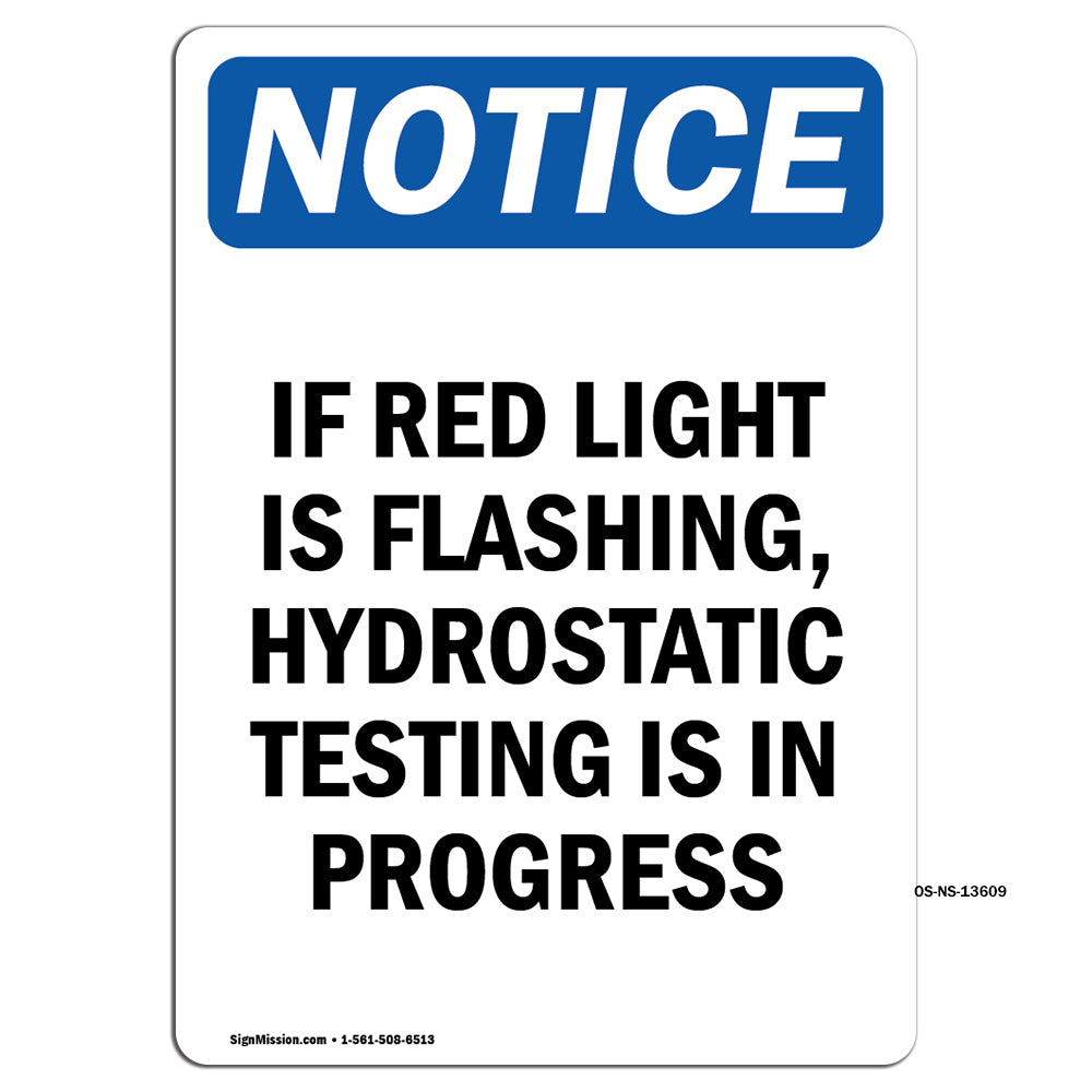If Red Light Is Flashing, Hydrostatic