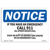 If You Have An Emergency Call 911 All Other