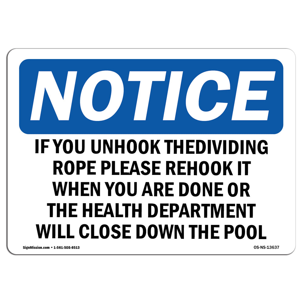 If You Unhook The Dividing Rope Please Rehook