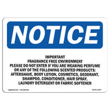 Important Fragrance Free Environment Please