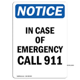 In Case Of Emergency Call 911