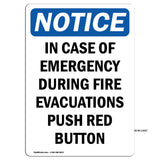 In Case Of Emergency During Fire Evacuations