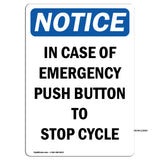 In Case Of Emergency Push Button