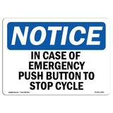 In Case Of Emergency Push Button