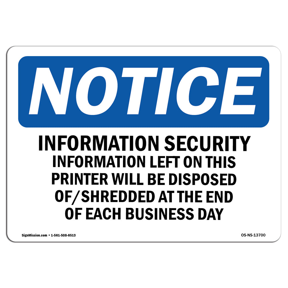 Information Security Information Left On