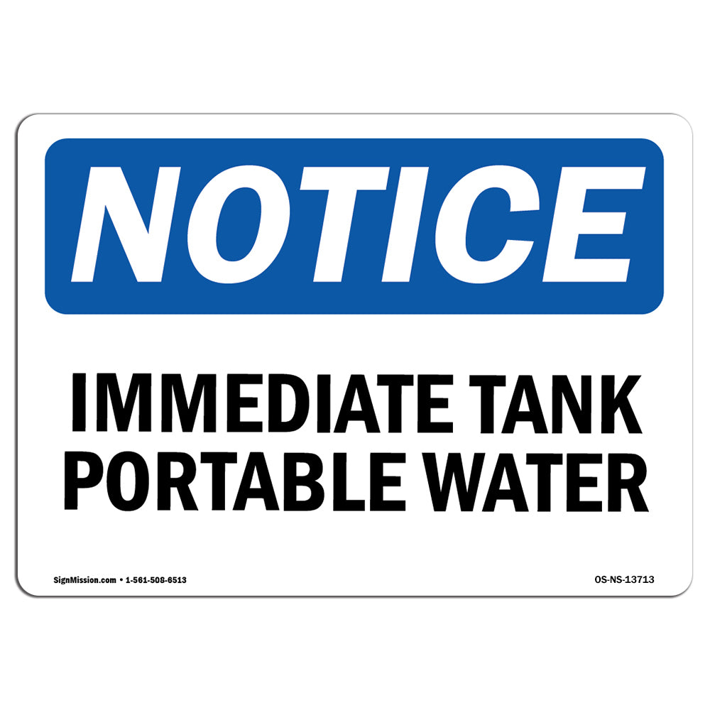 Intermediate Tank Potable Water