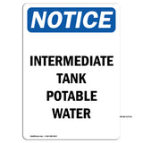 Intermediate Tank Potable Water