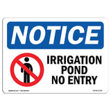 Irrigation Pond No Entry