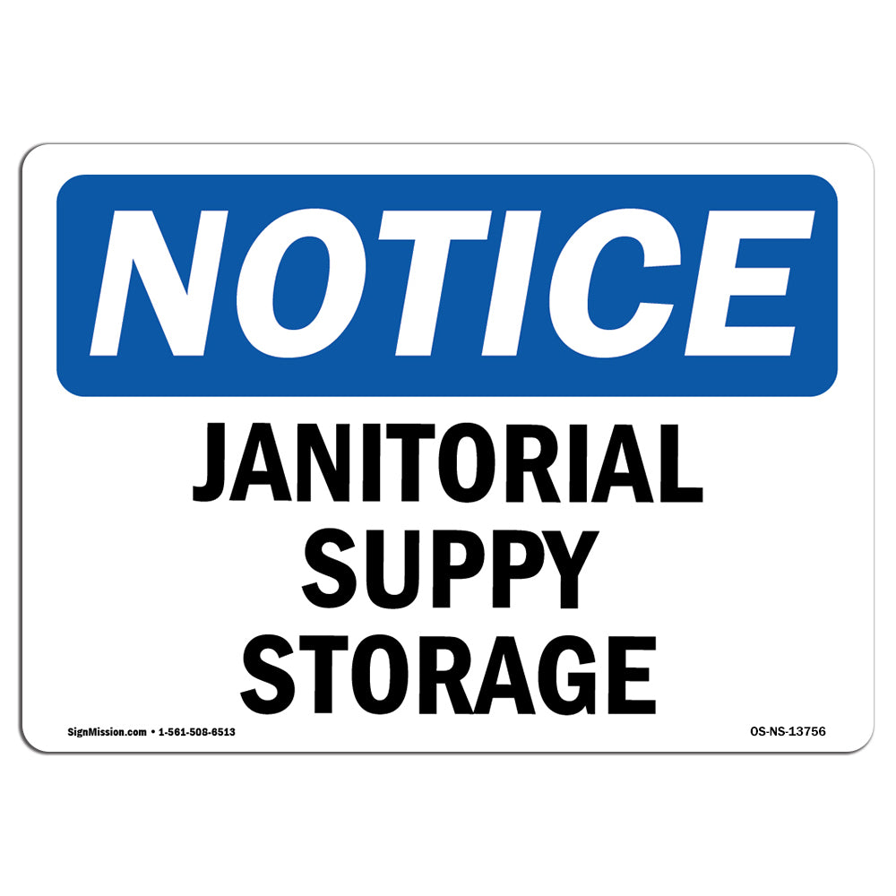Janitorial Supply Storage
