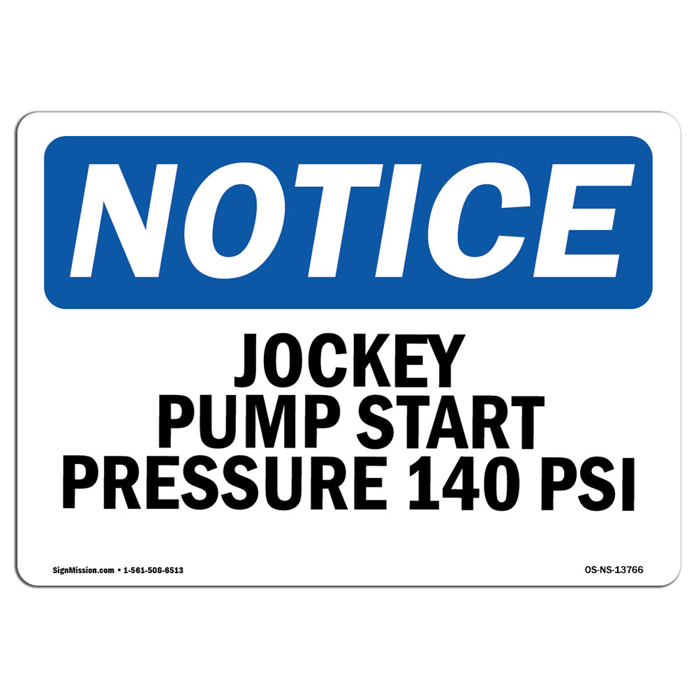 Jockey Pump Start Pressure 140 Psi