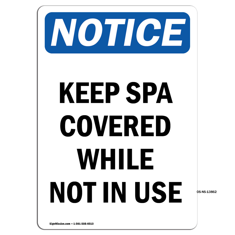 Keep Spa Covered While Not In Use
