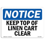 Keep Top Of Linen Cart Clear