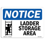 Ladder Storage Area