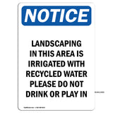 Landscaping In This Area Is Irrigated