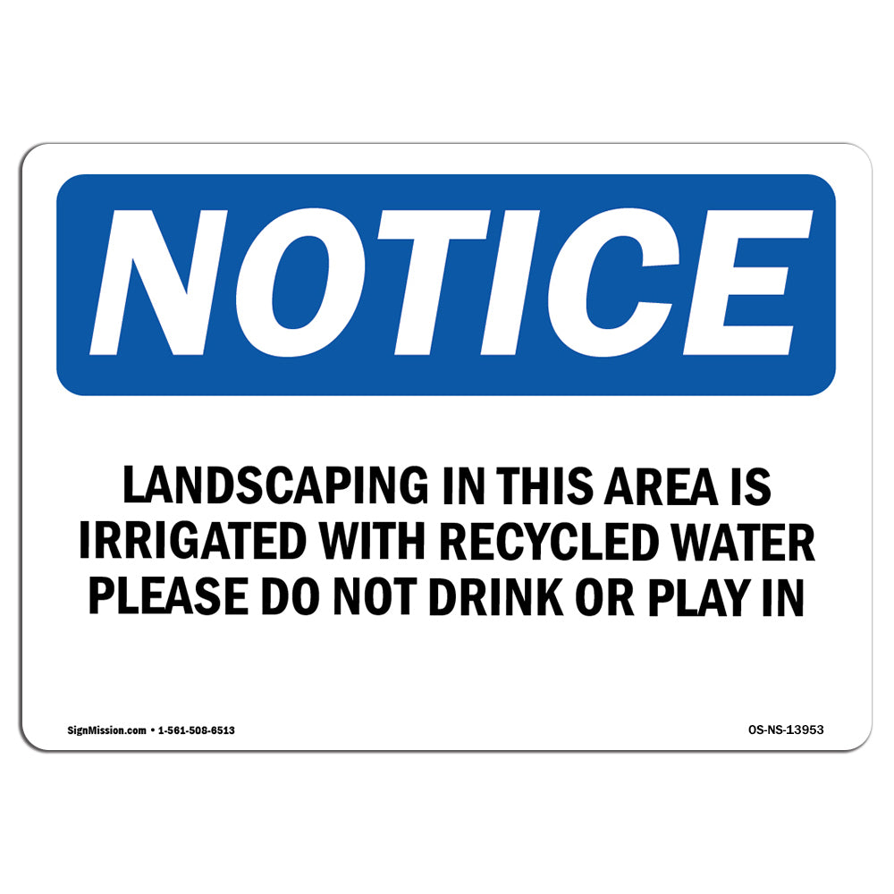 Landscaping In This Area Is Irrigated