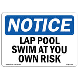 Lap Pool Swim At Your Own Risk