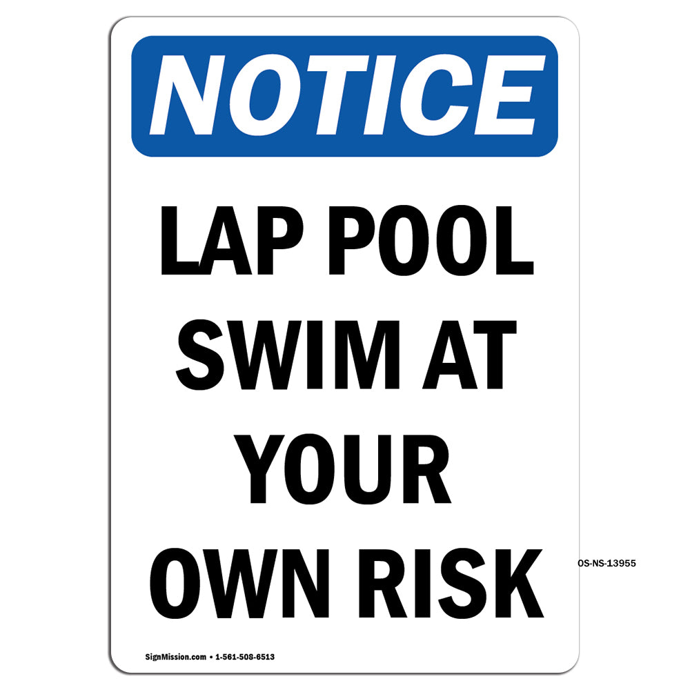 Lap Pool Swim At Your Own Risk