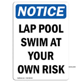 Lap Pool Swim At Your Own Risk