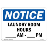 Laundry Room Hours ____ Am - ____ Pm